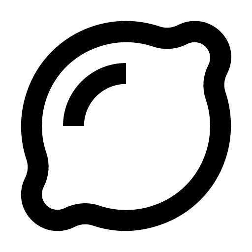 Lemon icon by BoxIcons in PNG format