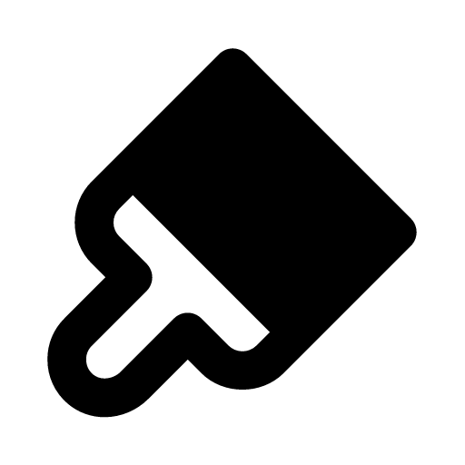 Brush icon by BoxIcons Solid in PNG format