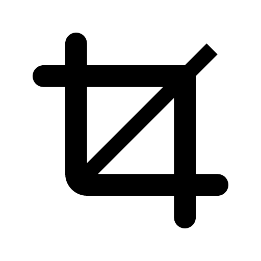 Crop icon by Feather Icon in PNG format