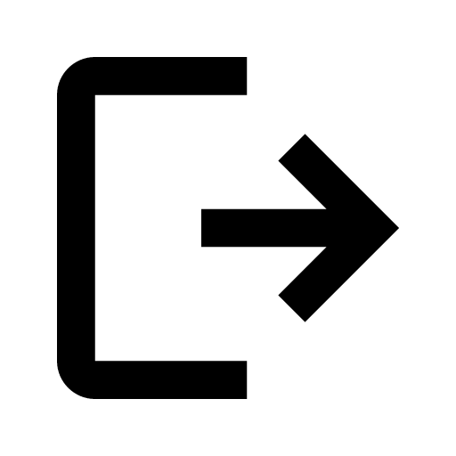 Logout icon by Feather Icon in PNG format