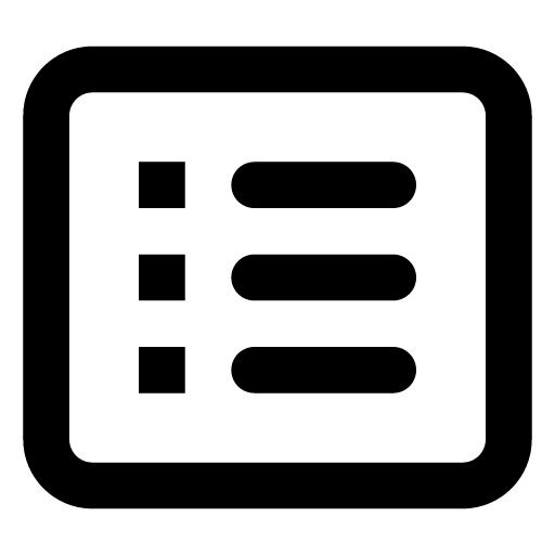 List icon by css.gg in PNG format