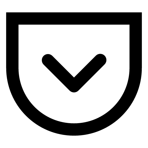 Pocket icon by css.gg in PNG format