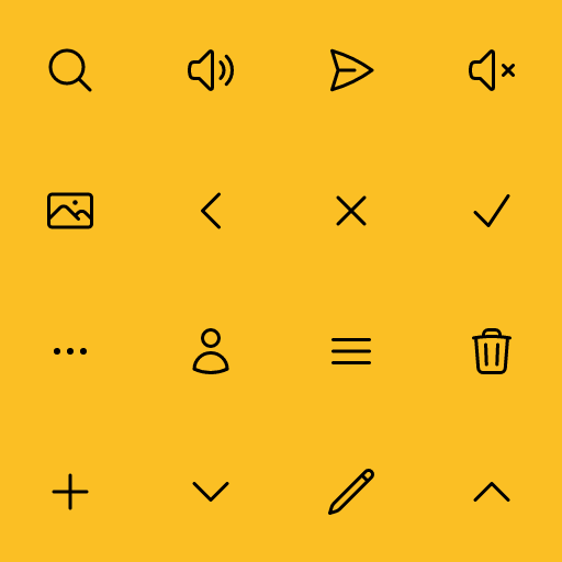 Popular HeroIcons icons: Magnifying Glass icon, Speaker Wave icon, Paper Airplane icon, Speaker X Mark icon, Photo icon, Chevron Left icon, X Mark icon, Check icon, Ellipsis Horizontal icon, User icon, Bars 3 icon, Trash icon, Plus icon, Chevron Down icon, Pencil icon, Chevron Up icon