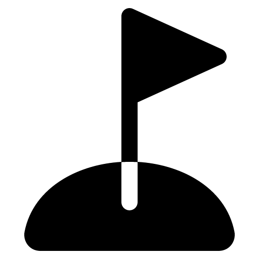 Golf icon by IonIcons in PNG format