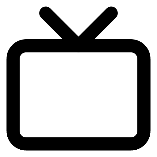 Tv icon by Lucide Icons in PNG format