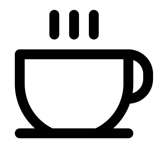 Coffee icon by Phosphor in PNG format