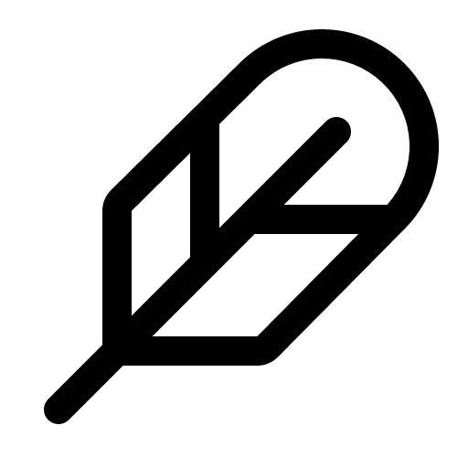 Feather icon by Phosphor in PNG format