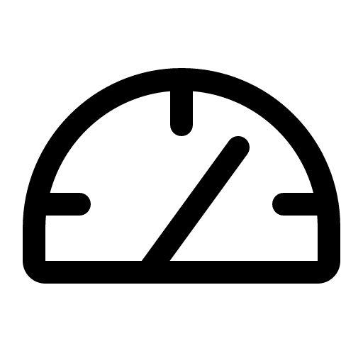 Gauge icon by Phosphor in PNG format