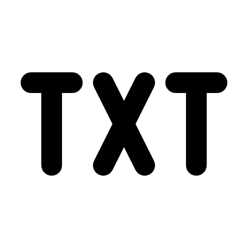 Txt icon by Tabler Icons in PNG format
