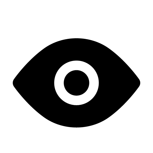 Eye icon by Typicons in PNG format