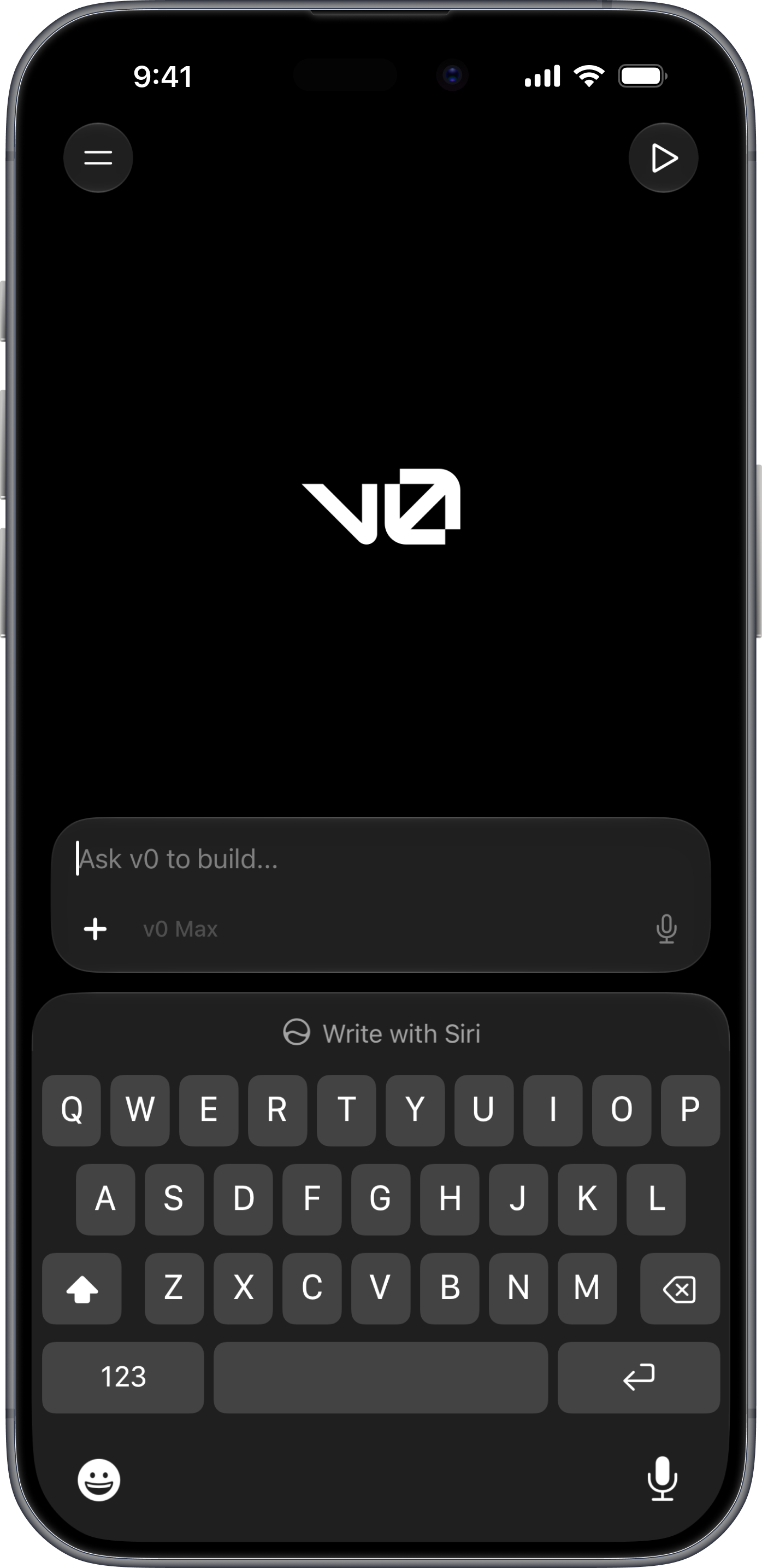 v0 iOS app
